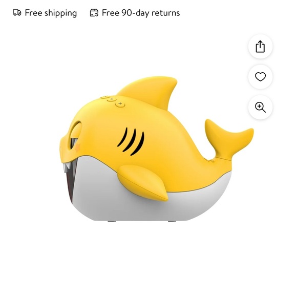 Baby Shark glow in the dark alarm clock. - Picture 3 of 4